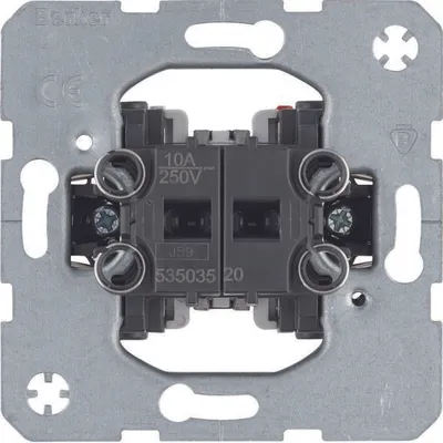 Immagine prodotto di Interruttore a bilanciere cieco Inserti del modulo Berker 53503520