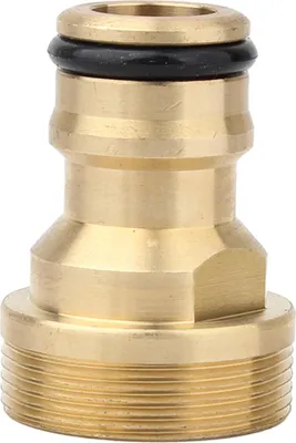 Produktbild von Universeller Messing-Gartenschlauchanschluss für Küchenarmaturen, Wasserrohrverbinder aus massivem Messing mit Gewinde, Schlauchmischer-Schlauchadapter für Küchen- und Gartenbewässerung