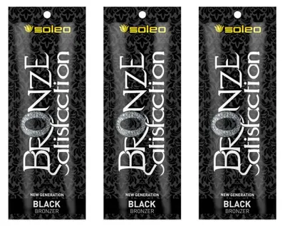 Productafbeelding van Soleo Black Bronzer Satisfaction bruiningslotion 3 stuks