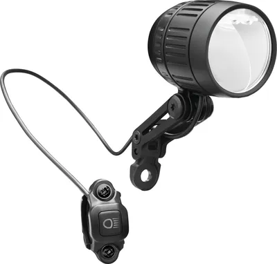 Produktbild von Busch & Müller E-Bike-Scheinwerfer 'IQ-XM', LED, 8-48V, 80/120 Lux, Fernlichtfunktion, schwarz