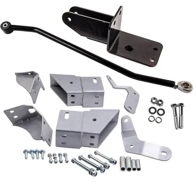 Image de Barre d'accouplement réglable + supports de bras de suspension avec une course de 4,5 à 6,5 mm pour Cherokee