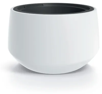 Image de Jardinière élégante avec surface lisse et base conique surélevée - Disponible en plusieurs couleurs