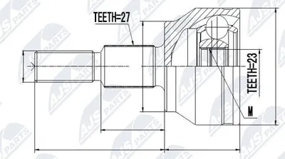 Produktbild von NTY Gelenksatz Antriebswelle Vorne Links für FORD FOCUS III Turnier NPZ-FR-049
