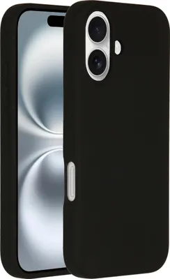 Image de Accezz Liquid Silicone Backcover avec MagSafe pour l'Apple iPhone 16 - Noir