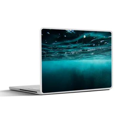 Produktbild von MuchoWow® Laptop Aufkleber Sticker Cover Meer - Unterwasser - Blau 32.5x23.5 cm - Sticker für Laptop - Selbstklebend