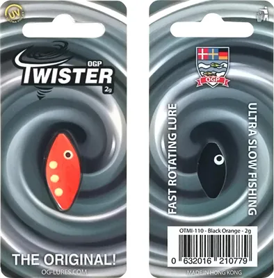 Produktbild von OGP Spoon Twister 2g Black Orange
