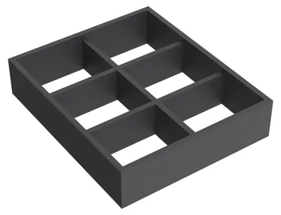 Produktbild von Schubladen-Organizer 6 Lücken 273 x 332 x 70 mm