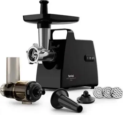 Produktbild von Tefal Fleischwolf Hv7 Nachfolger Kunststoff + Entsafter Fleischwolf Schwarz NE553838