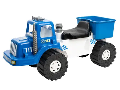 Produktbild von Polizei Spielzeug Polizeiwagen Fahrzeuge Spielzeugauto mit Sitzplatz für Kinder