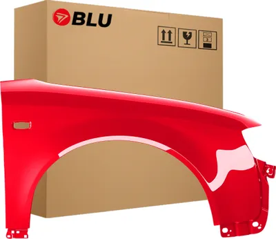 Produktbild von BLU Kotflügel Passend für Audi A4 B6 LZ3M Rechts Rot MisanoRot | 2000-2004 | Vorderseite Vorne | Lackiert | Einbaufertig