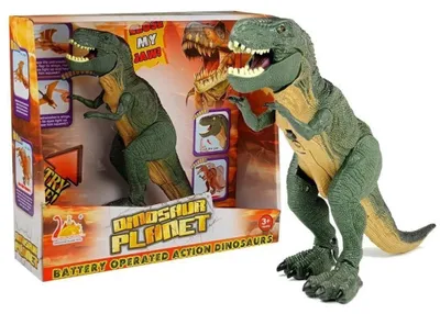 Zdjęcie produktu dla Bateria Tyrannosaurus Dinosaur Green Walks