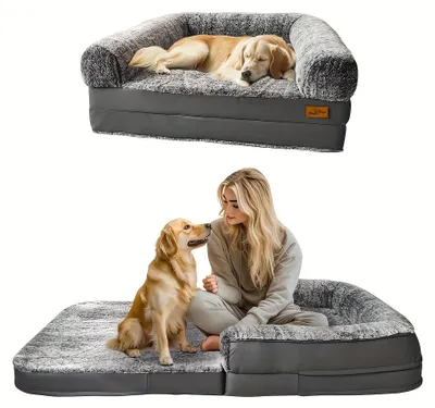 Immagine prodotto di Cuccia per cani - Letto per cani - Cuscino per cani - Cuccia per animali - Letto per cani - Extra grande, 180x95x28 cm - Ortopedico
