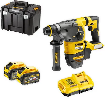Zdjęcie produktu dla Młot udarowo-obrotowy DeWALT DCH333X2 FlexVolt (2 x 54V/18V 9,0 Ah + DCB118 + TSTAK VI)