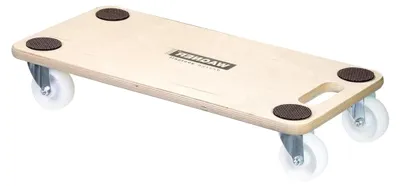 Produktbild von Transportroller Möbelroller aus Schichtholz 59 x 29 x 11 cm, Tragkraft 200 kg, für Umzüge, Rollbrett für Möbel, Lastenroller mit Tragegriff,