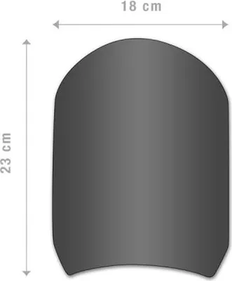 Produktbild von Windschild Alu Schwarz für Ducati Monster 796 Monster 797 MD