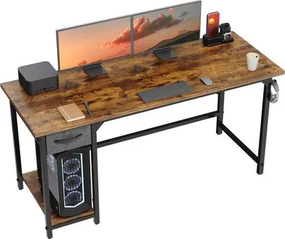 Obrázok produktu pre Písací stôl so zásuvkou a úložným priestorom pre malé priestory