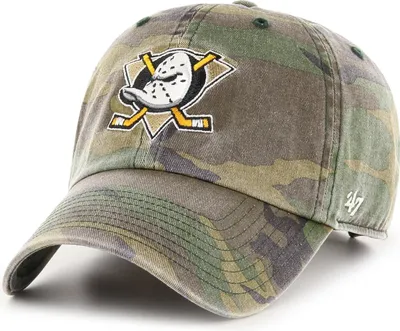 Zdjęcie produktu dla 47 Brand Czapka z daszkiem Relaxed Fit - CLEANUP Anaheim Ducks wash camo