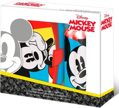 Produktbild von Disney Mickey Set Lunchpaket Mehrfarbig  Mehrfarbig One Size