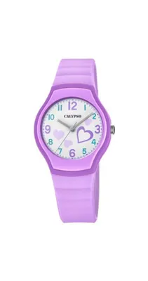 Image de Calypso Jeunesse Montre analogique K5806/3 Fashion Montre plastique violette UK5806/3