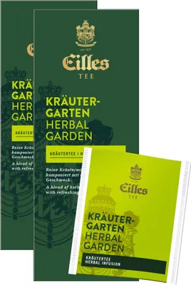 Produktbild von EILLES TEE Teebeutel Kräutergarten, Sparpack mit 2x25er Box