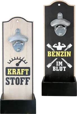 Produktbild von Gilde Flaschenöffner, "Schrauber", Spruch, MDF, Metall
