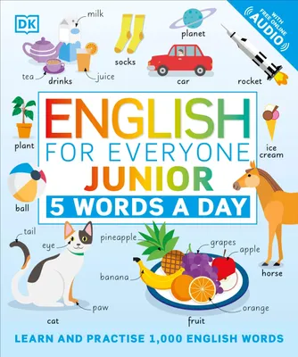 Produktbild von English for Everyone Junior: 5 Words a Day