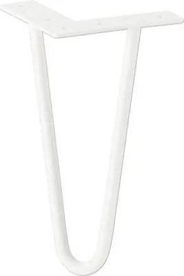Produktbild von Tarrox Möbelfuß SPIDER Hairpin Ø 58 x 200 mm weiß 1 Stück