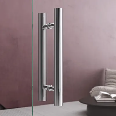 Image de doporro Poignee de porte avec barre design TK02 poignee de porte poignee de douche Fixation