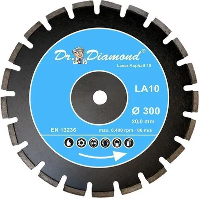 Produktbild von Diamanttrennscheibe Asphalt Ø 300 mm / 20 mm