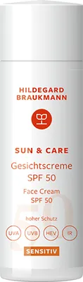 Produktbild von Hildegard Braukmann Sun & Care Sensitiv Gesichtscreme SPF 50 (50 ml)