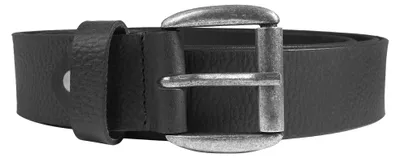 Produktbild von Leonardo Verrelli Herren Gürtel 90 - 150 cm (Bundweite) in Schwarz aus 100% Echtleder, kürzbar, Herrengürtel