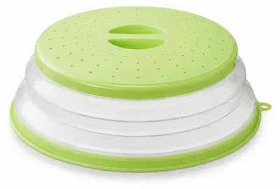 Produktbild von Mikrowellen Abdeckhaube 26 cm, Farbe:Grün