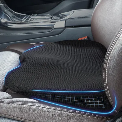 Obrázok produktu pre Vankúš na sedenie pamäťová pena, ergonomický klinový vankúš, do auta