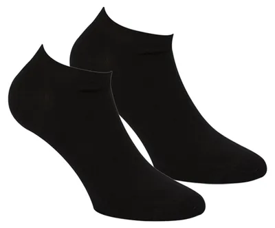 Produktbild von Boru Bamboo Bambus-Sneakersocken, 12 Paar, Schwarz, Größe 36-40