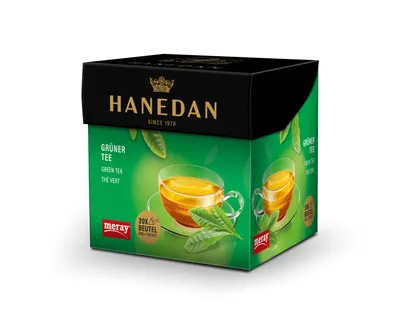 Produktbild von MERAY Hanedan Grüner Tee - 20x2,5g  Teebeutel - 50g