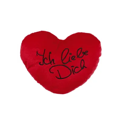 Produktbild von OOTB Rotes Plüschherz, Ich liebe Dich, ca. 35 cm S/L