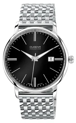 Produktbild von Dugena Herren-Armbanduhr Festa, Quarz, Edelstahlgehäuse, Saphirglas, Edelstahlarmband