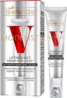 Zdjęcie produktu dla BIELENDA V-MODELIST Liftingujący krem pod oczy - nawilżający i rozświetlający 15 ml