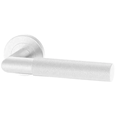 Produktbild von Edelstahl Rund Türgriff BAUHAUSE ohne Schlossrosette; Türbeschlag; Türdrücker; Türklinke; Rund-Rosette; Edelstahl; Drückergarnitur