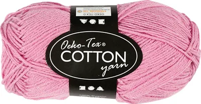 Zdjęcie produktu dla Creativ Company 431220, Rękodzieło, Różowy, Bawełna, 170 m, 50 g