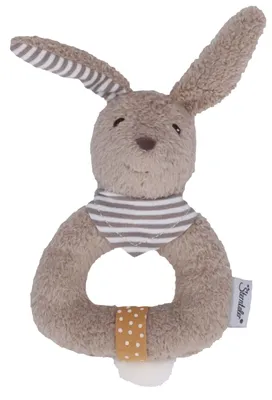 Produktbild von Sterntaler Baby Hase Happy Greifling - Spielzeug für Babys - Braun