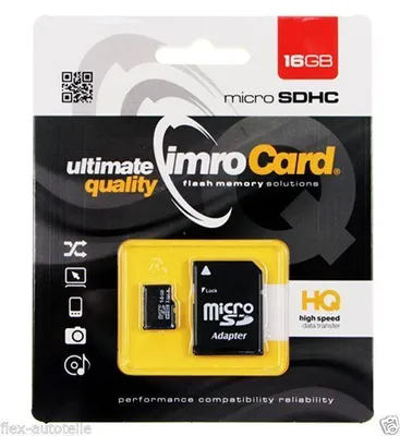 Productafbeelding van IMRO 10/16G UHS-I ADP, 16 GB, MicroSDHC, Klasse 10, UHS-I, 82 MB/s, 21 MB/s