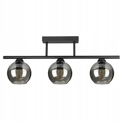 Obrázek produktu pro LUXOLAR stropní svítidlo 3 plameny černé, Led stropní svítidlo E27 60W - Závěsné svítidlo do obývacího pokoje, kuchyně