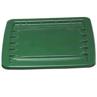 Produktbild von GARANTIA Deckel für Regentonne rechteckig 210 Liter, Kunststoff, Grün, 70x70x6cm