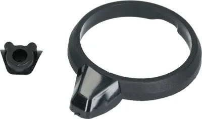 Image de Kit de remplacement PRO Koryak Di2 : entretoise de potence et joint en caoutchouc noir