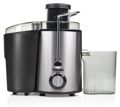 Produktbild von Tristar SC-2284 Entsafter, Entsafter, Schwarz, Edelstahl, Schritt, 0,5 l, 78 dB, Drehregler