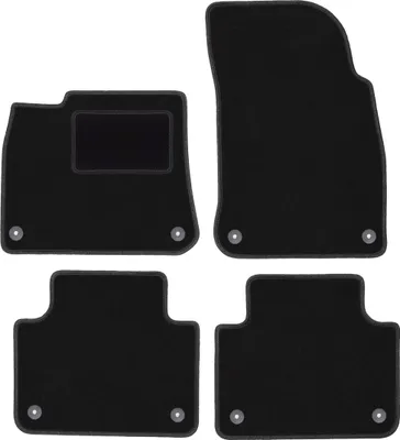 Produktbild von Schwarze Veloursmatten für: Volkswagen Touareg III SUV (2018-)