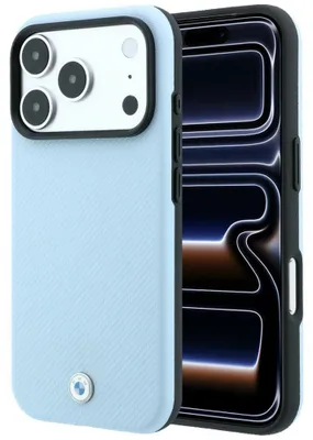 Obrázek produktu pro BMW, logo z Polyamidu a kovu, MagSafe, pro Apple iPhone 18 Pro / 17 Pro, modrá barva