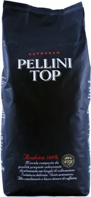 Obrázek produktu pro Pellini Top 1kg, 1 kg, Americano (slabšíˌ větší objem), Cappuccino, Káva, Espresso, 1 kusů