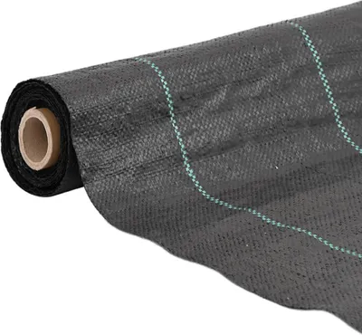 Produktbild von vidaXL Unkrautvlies Schwarz 1x10 m PP